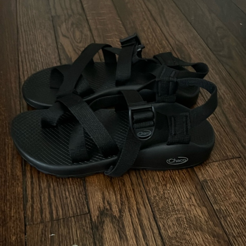 Womens black chacos!